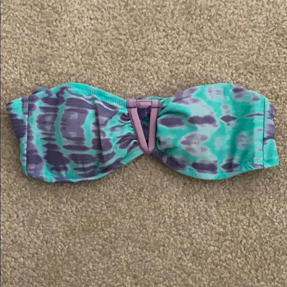 Bandeau Tie Dye Bikini Top